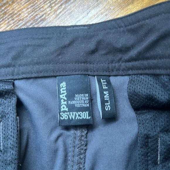 Prana Mens Gray Slim Fit Breathe Nylon Pants size 36x30 Style M41213004 - Picture 6 of 8
